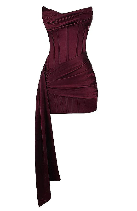Luolandi Elegant Sheath Strapless Birthday Party Dress Short Homecoming Dress Simple Prom Dress